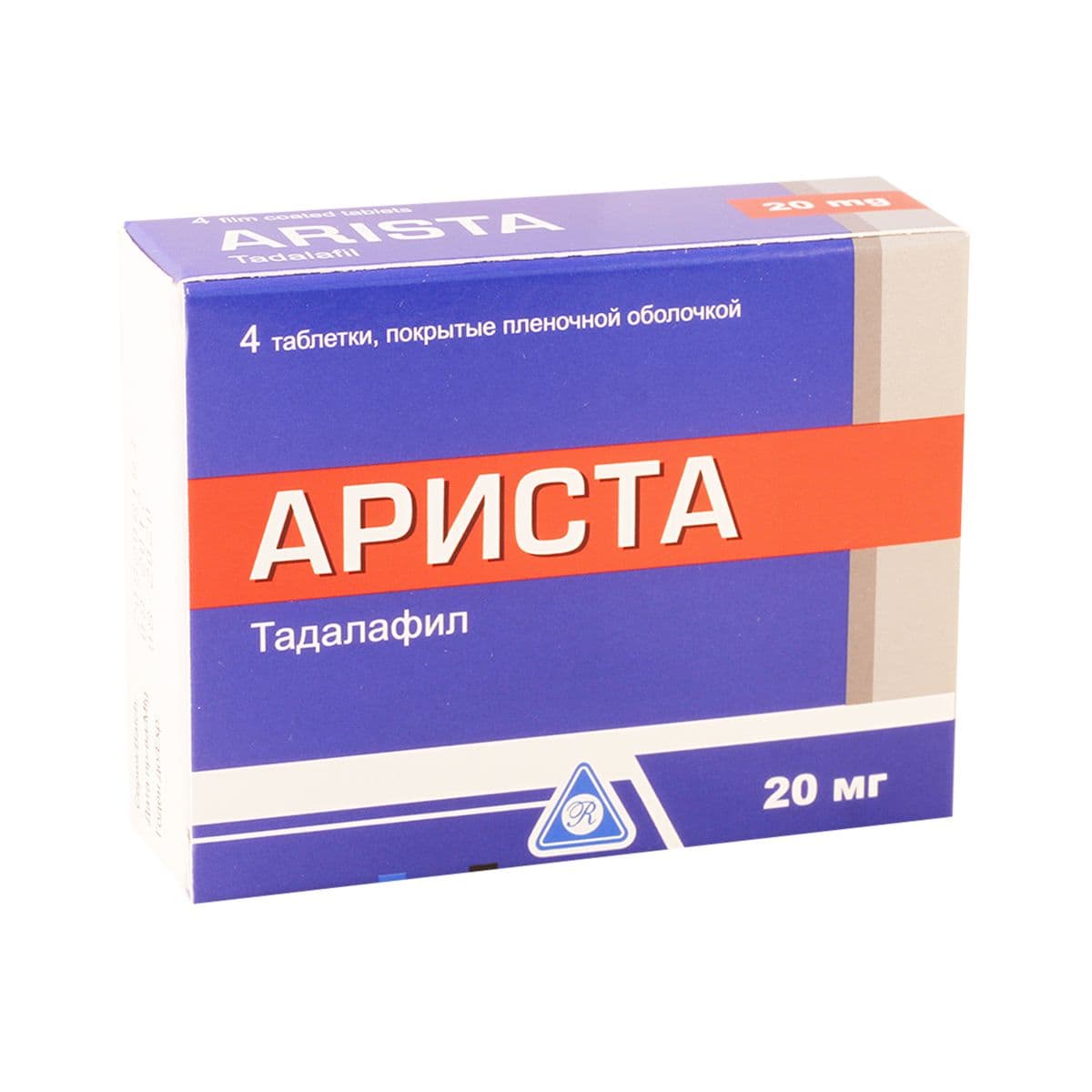 არისტა - Arista 20მგ 4 ტაბლეტი