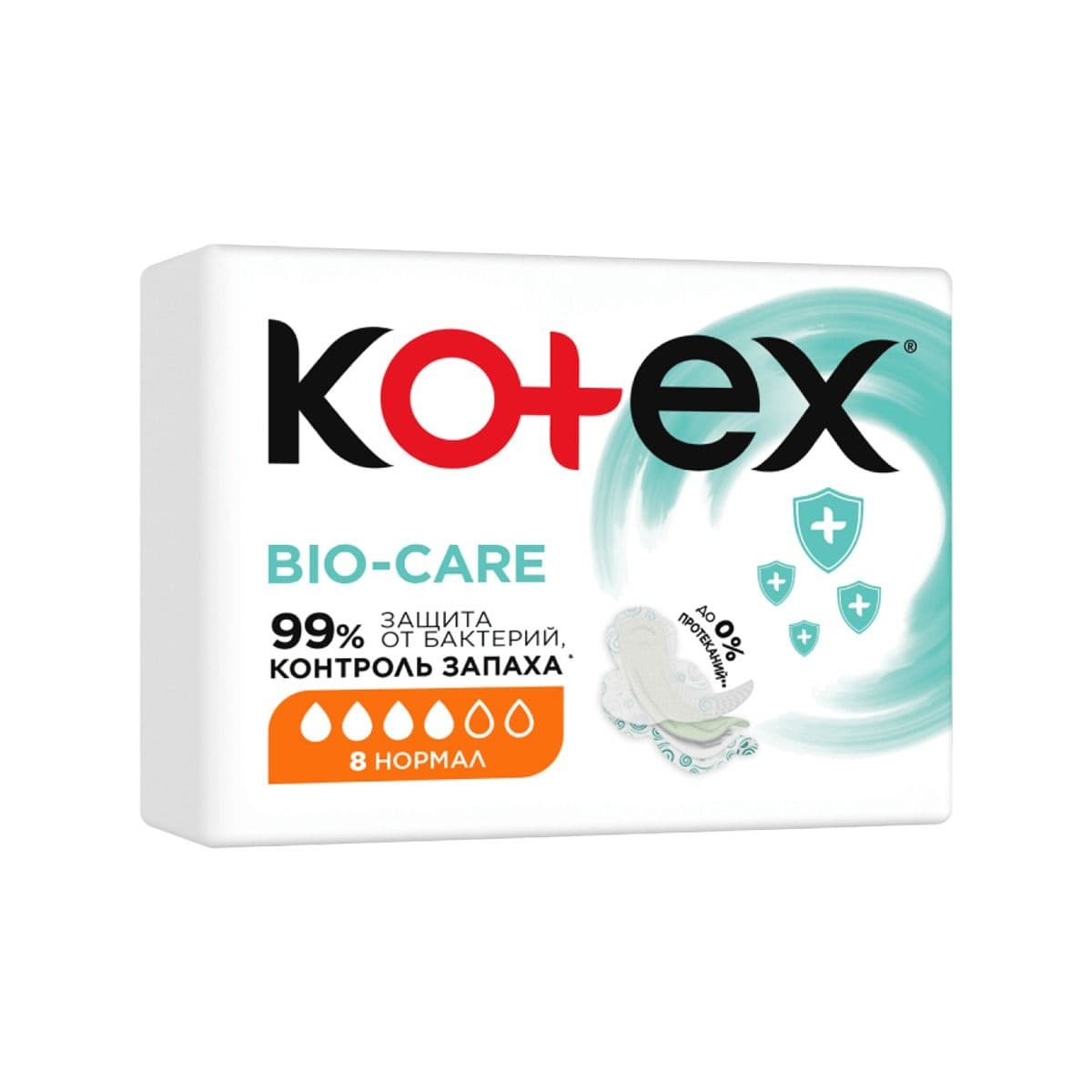 ჰიგიენური საფენი Bio-Care ნორმალი 8 ცალი 0868 კოტექსი - Kotex