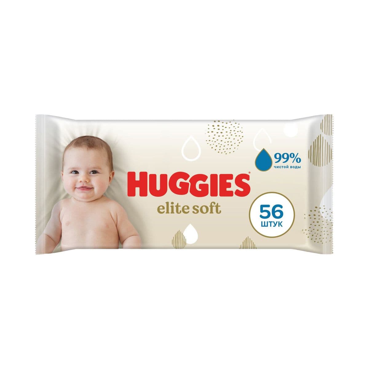 სველი ხელსახოცი 56 ცალი 0936 ჰაგისი - Huggies