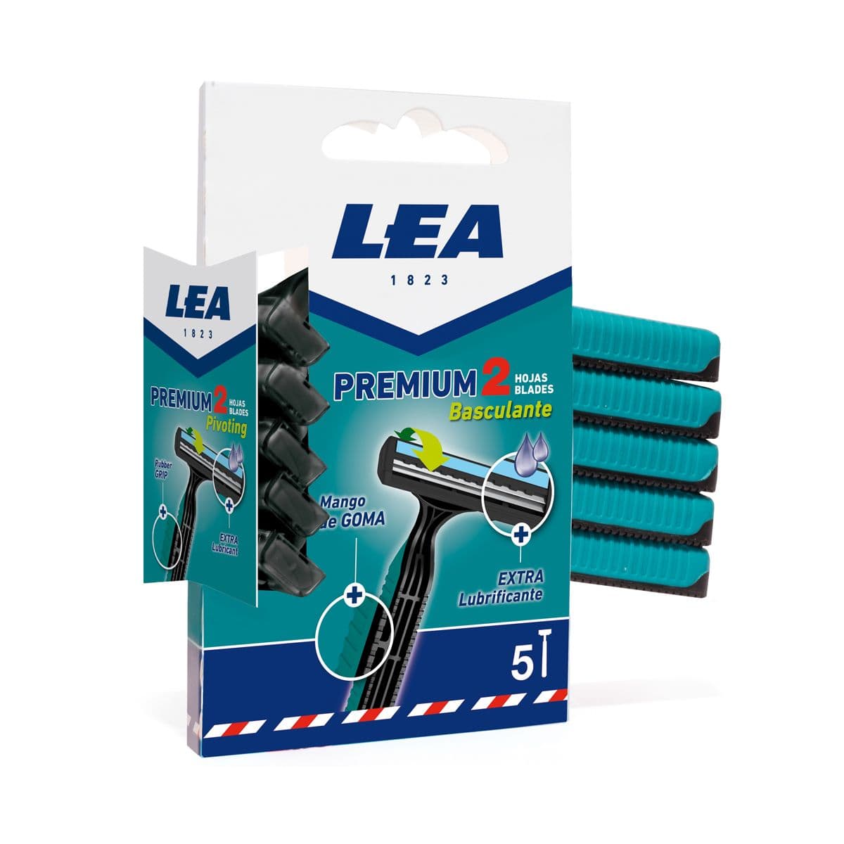 საპარსი პრემიუმ2 5ცალი 1898 ლეა - Lea