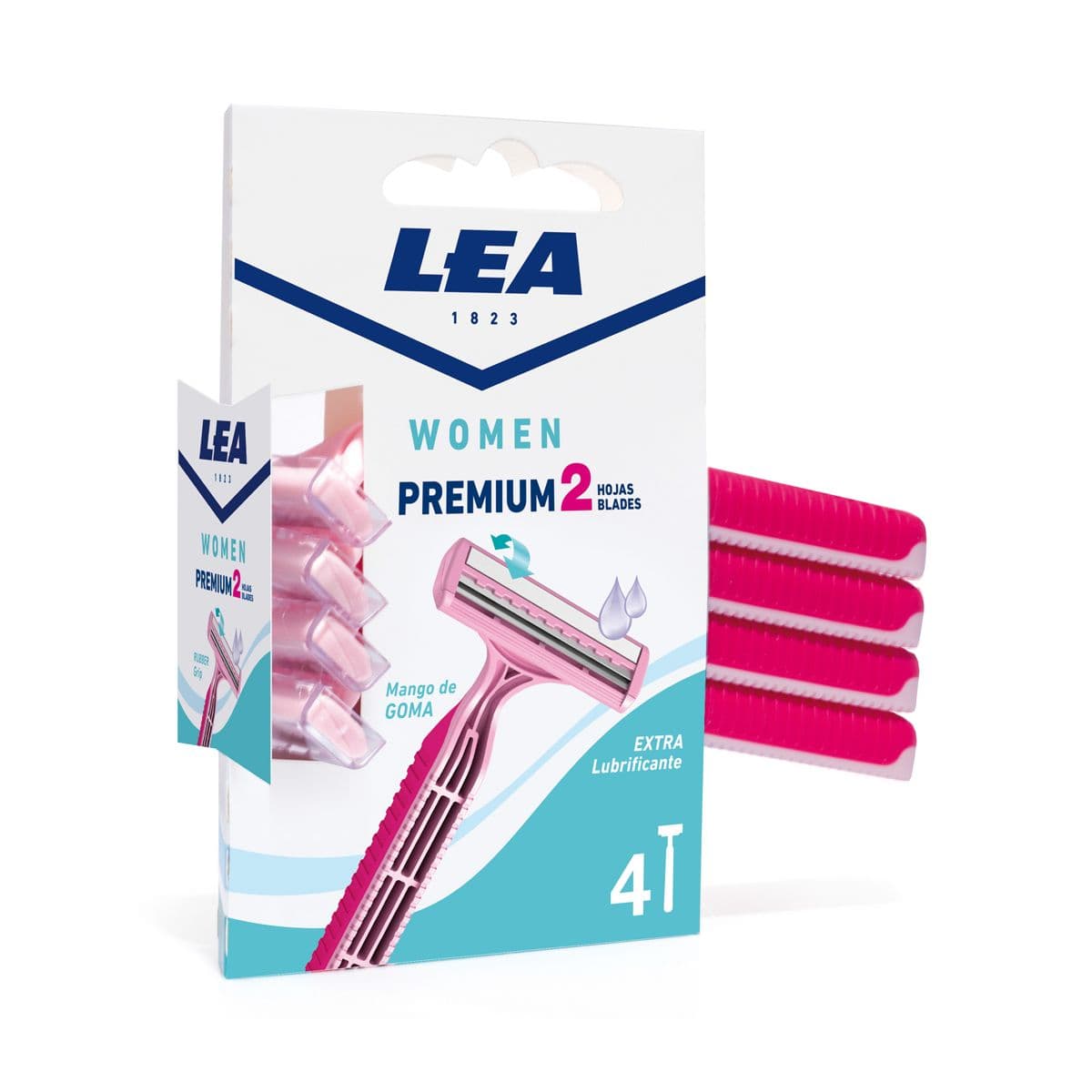 სამართებელი პრემიუმ2 ქალის 4ცალი 1720 ლეა - Lea