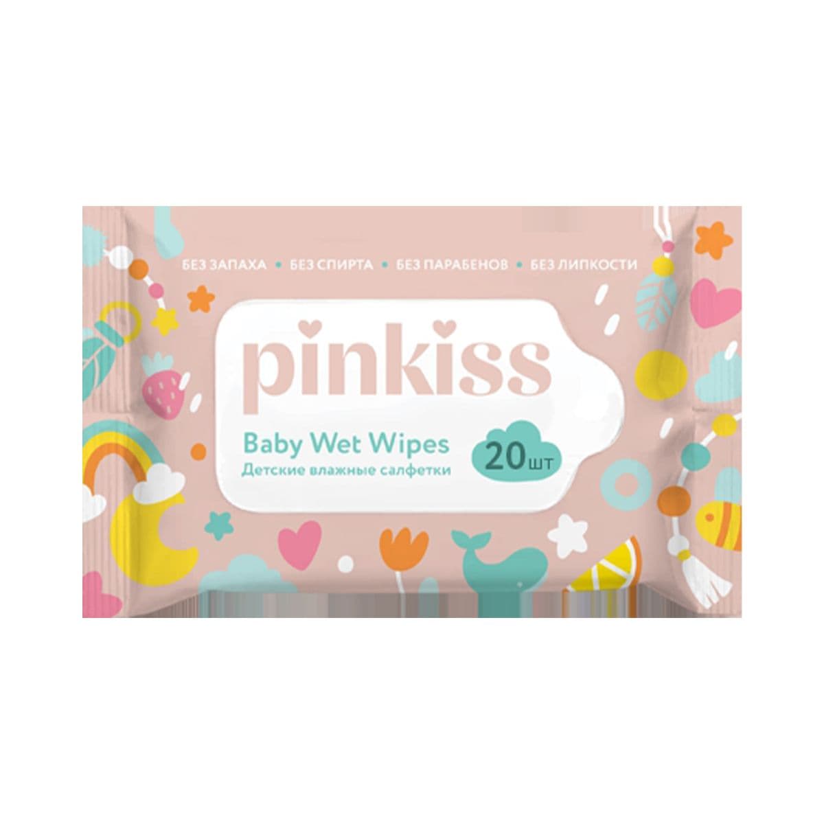 სველი ხელსახოცი N20 0223 პინკის - Pinkiss