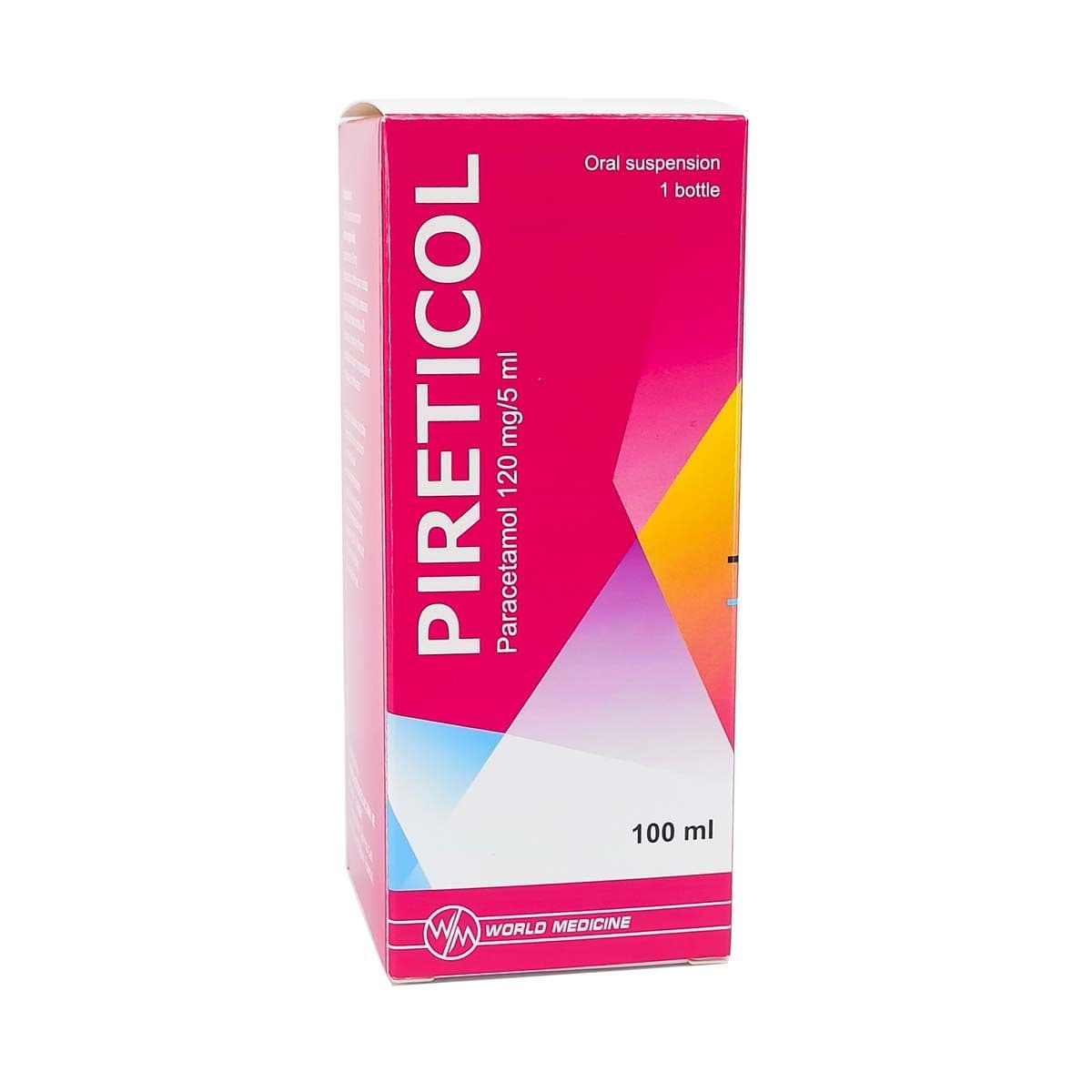 პირეტიკოლი - Pireticol სუსპენზია 120მგ/5მლ 100მლ