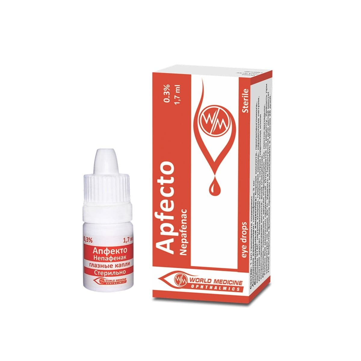 აპფექტო - Apfecto თვალის წვეთები 0.3% 1.7მლ