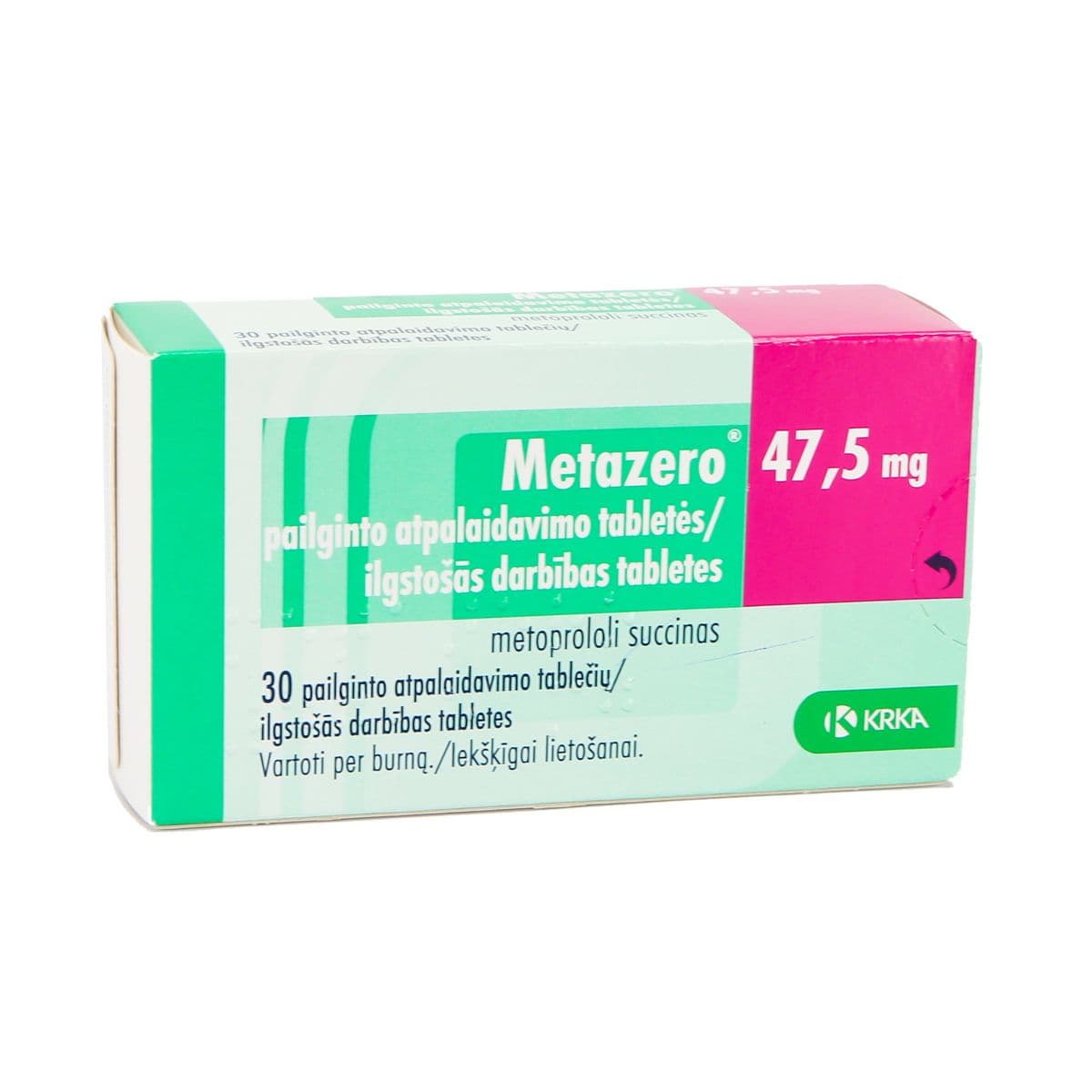 მეტაზერო - Metazero 47.5მგ 30 ტაბლეტი