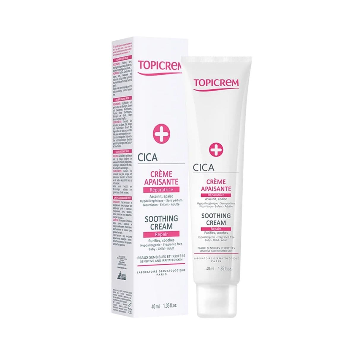 დაზიანებული კანის აღმდგენი კრემი 40მლ 2682 ტოპიკრემი - Topicrem