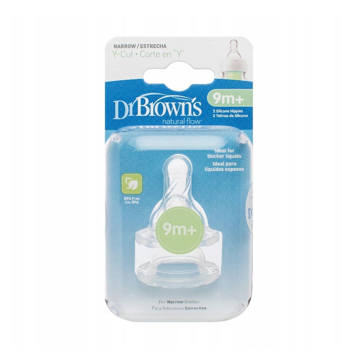 ბოთლის საწოვარა ვიწროყელიანი ფაფა 9+თ. 2ც 0491 დოქტორ ბრაუნი - DrBrowns