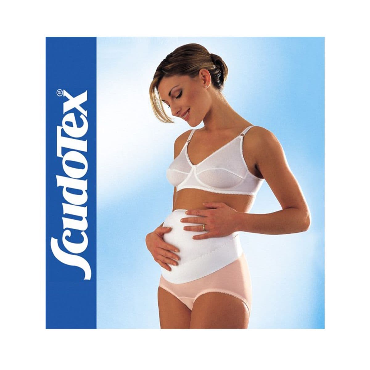 საორსულო სარტყელი თეთრი XL 1960 სკუდოტექსი - Scudotex