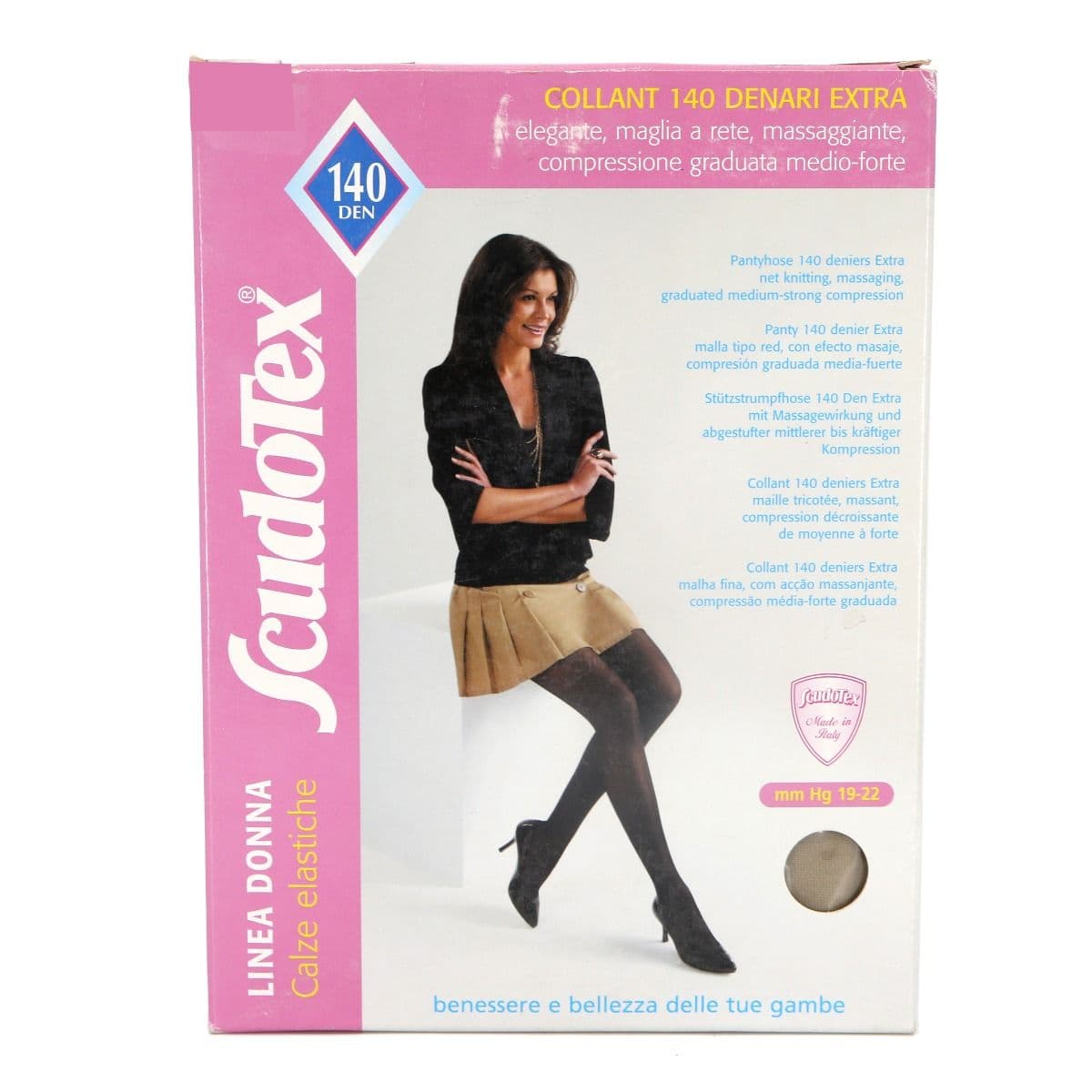 ანტივარიკოზული კოლგოტი კრემისფერი XL 9273 სკუდოტექსი - Scudotex