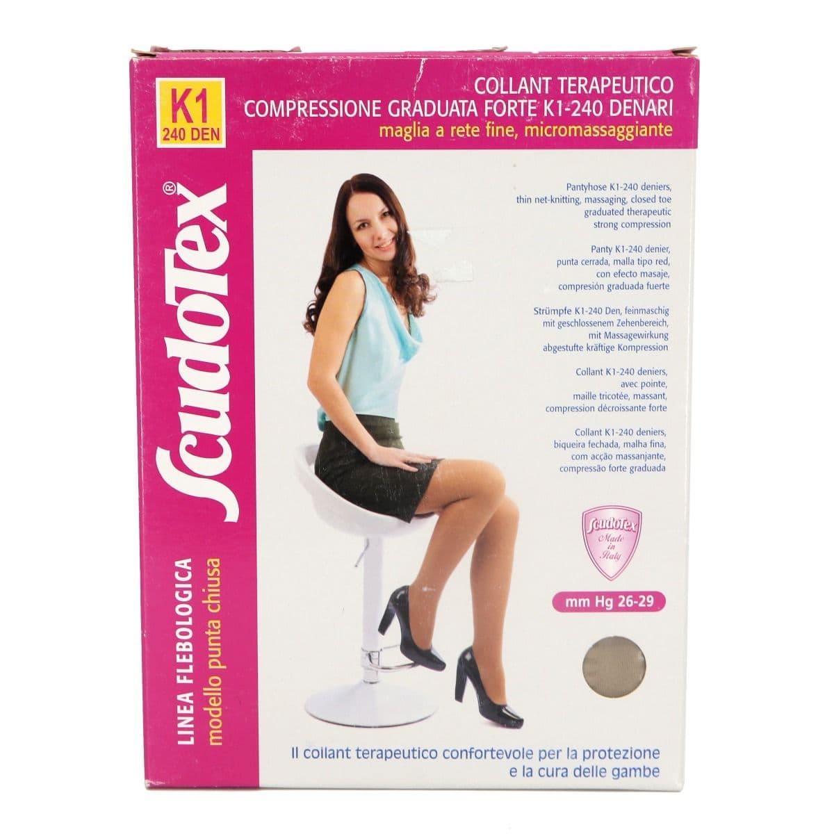 ანტივარიკოზული კოლგოტი კრემისფერი XXL 3759 სკუდოტექსი - Scudotex