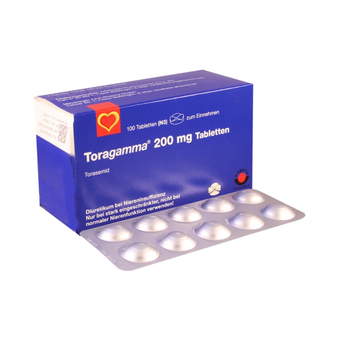 ტორაგამმა - Toragamma 200მგ 100 ტაბლეტი