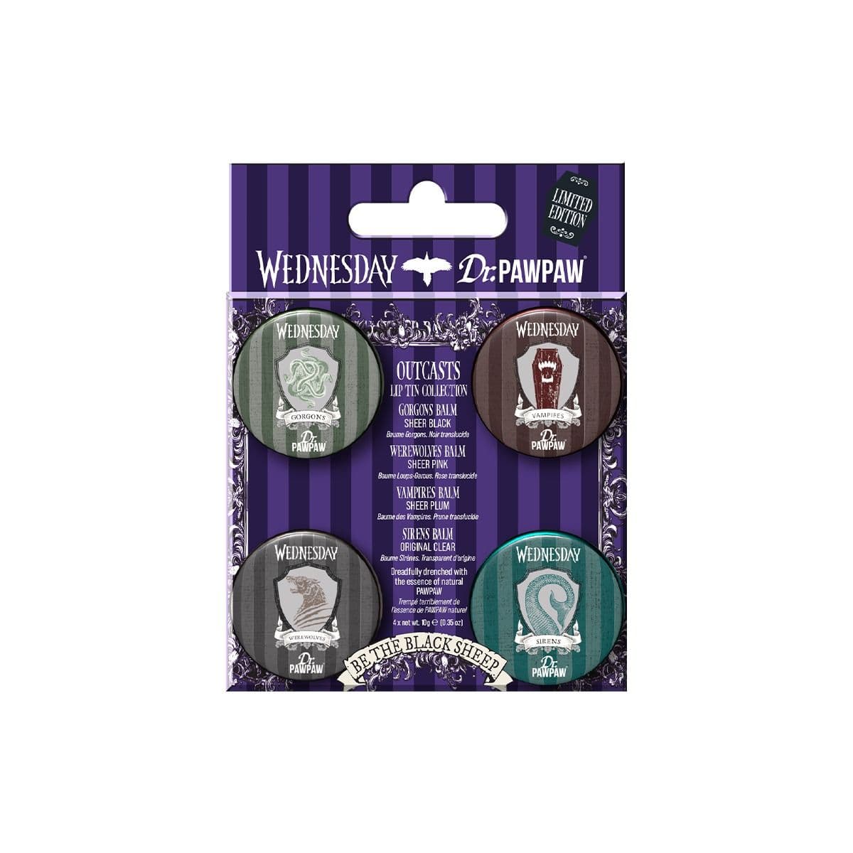 ტუჩის მოვლის ნაკრები Wednesday Outcasts 5697 დოქტორ პაუ პაუ - Dr. Pawpaw