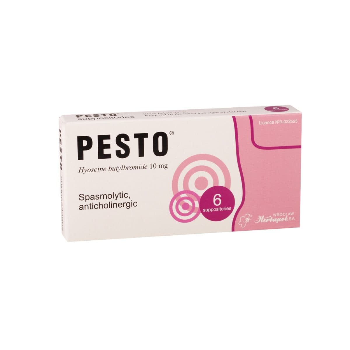 პესტო - Pesto 10მგ 6 სუპოზიტორია