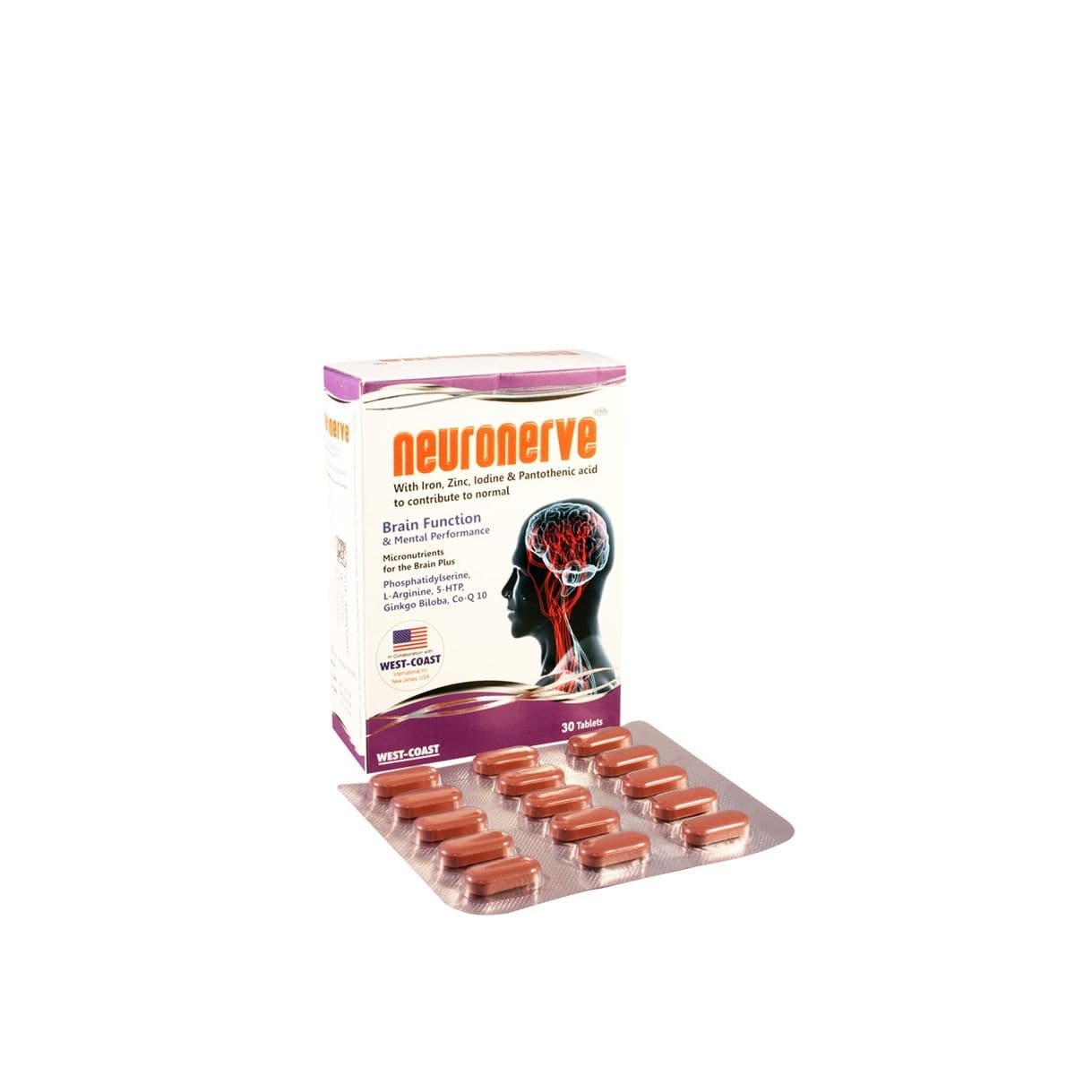 ნეურონერვე - Neuronerve 30 ტაბლეტი
