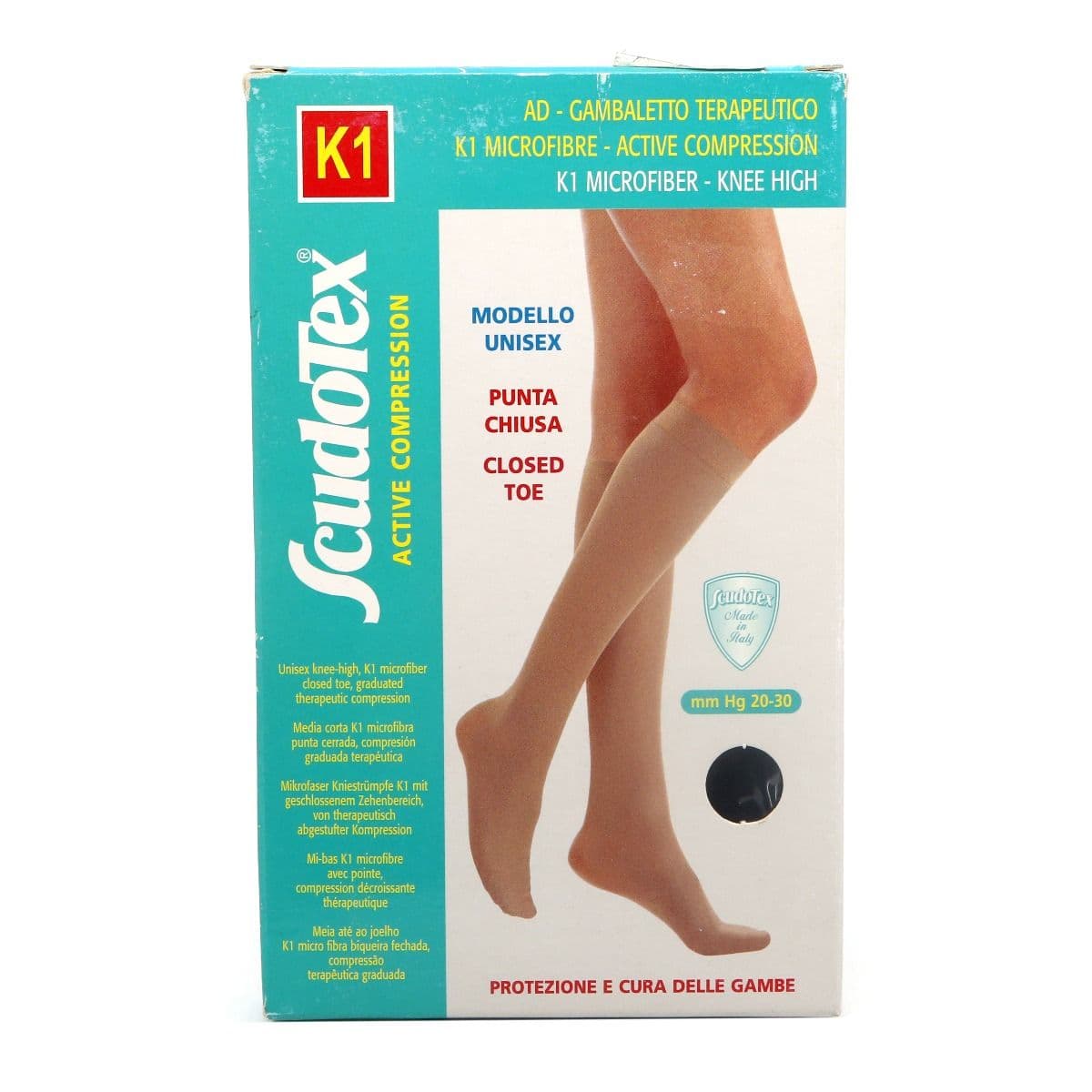 ანტივარიკოზიული წინდა II კომპრესია შავი S 2165 სკუდოტექსი - Scudotex