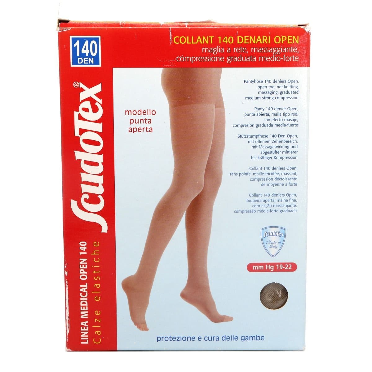 ანტივარიკოზული კოლგოტი I კომპრესია კრემისფერი XL 3838 სკუდოტექსი - Scudotex