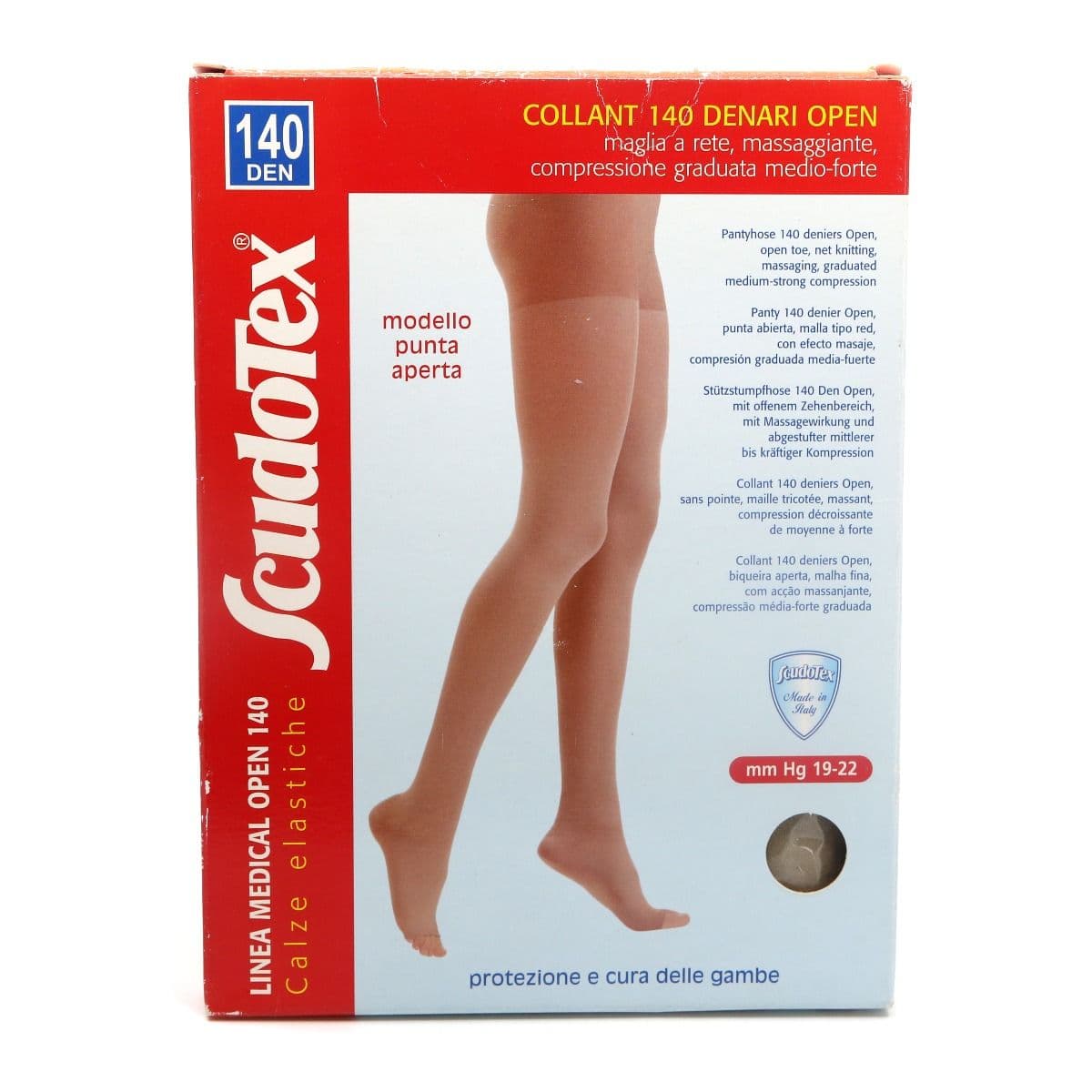 ანტივარიკოზული კოლგოტი I კომპრესია კრემისფერი M 3814 სკუდოტექსი - Scudotex