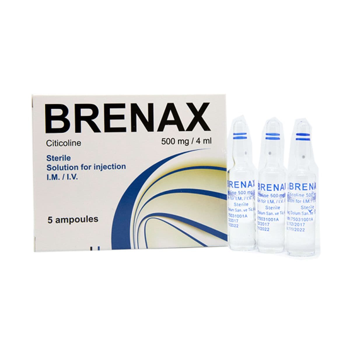 ბრენაქსი - Brenax 500მგ/4მლ 5 ამპულა