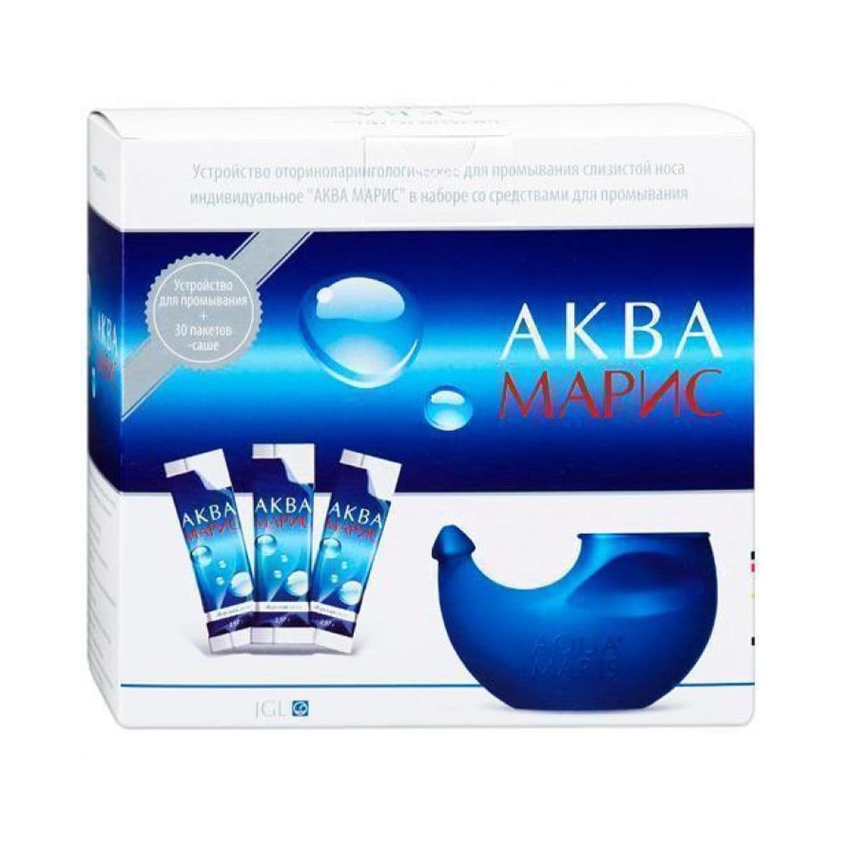 აქვა მარის - Aqua maris 30 პაკეტი+ჩაიდანი
