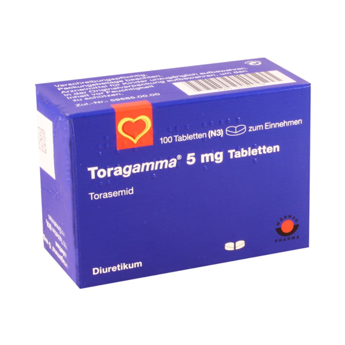 ტორაგამმა - Toragamma 5მგ 100 ტაბლეტი