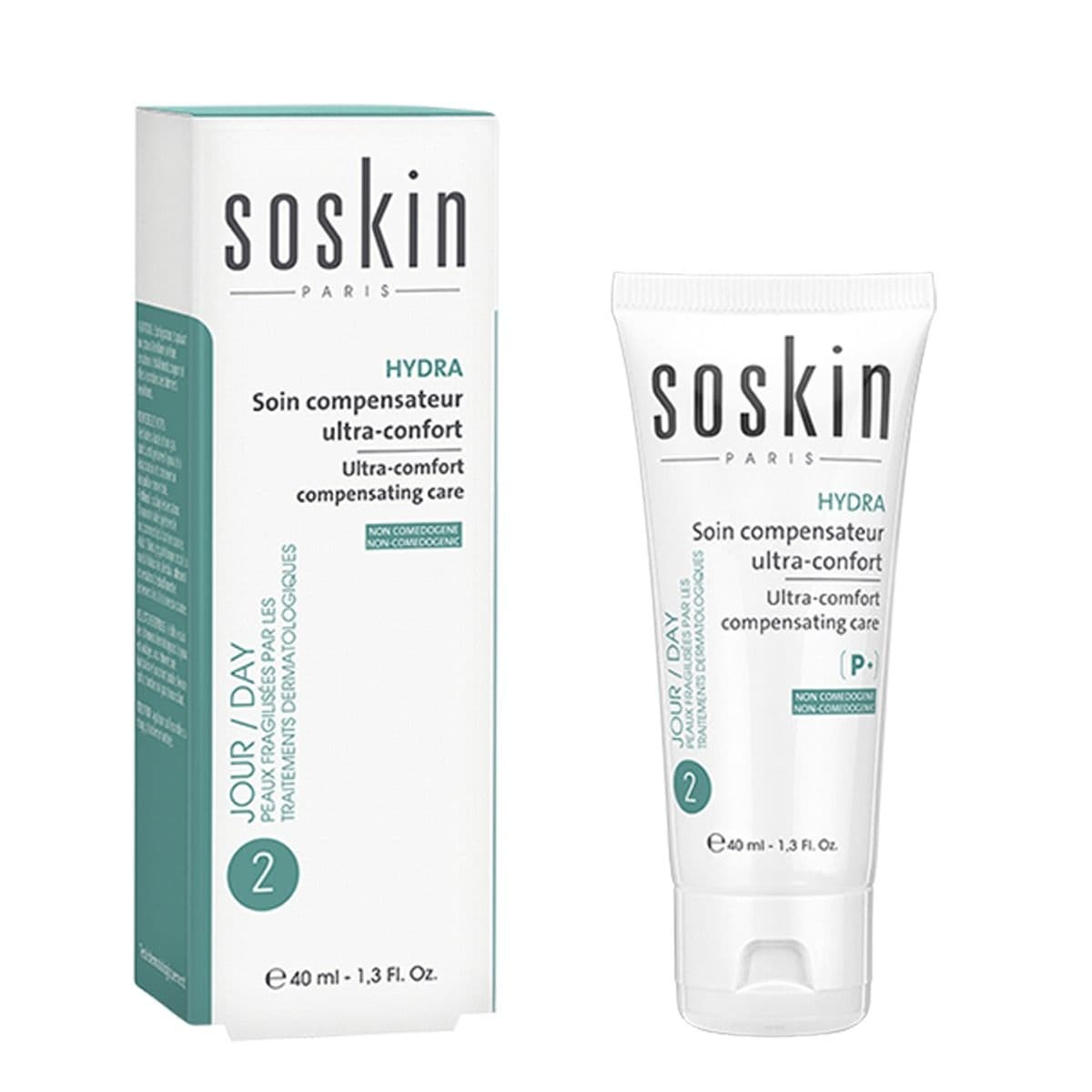დამატენიანებელი კრემი ცხიმიანი და კომბინირებული კანისთვის 40მლ 9389 სოსკინი - Soskin
