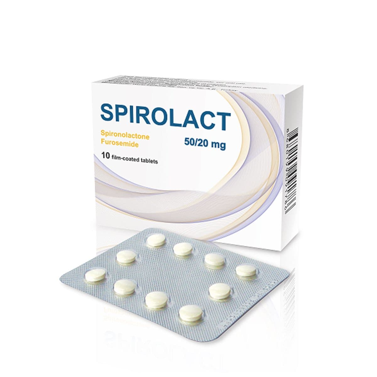 სპიროლაქტი - Spirolact 50მგ/20მგ 10 ტაბლეტი