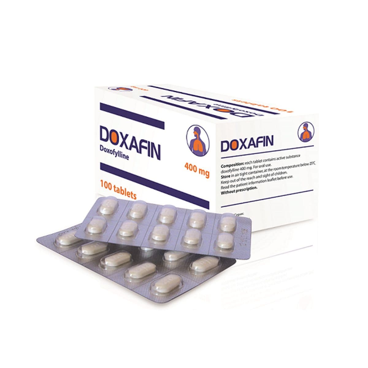 დოქსაფინი - DOXAFIN 400მგ 100 ტაბლეტი
