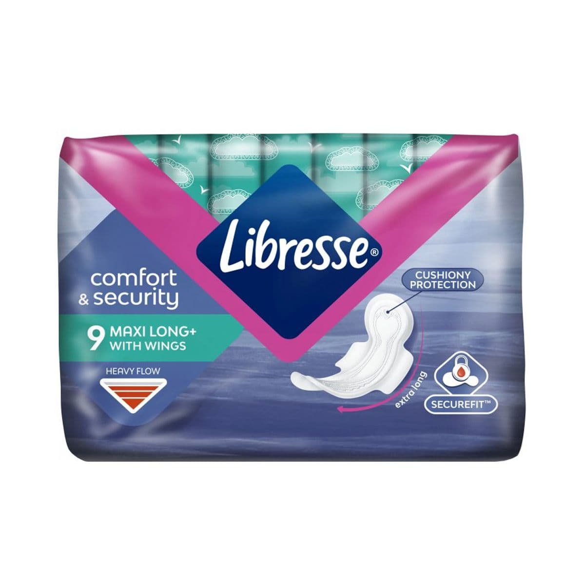 ქალის ჰიგიენური საფენი Maxi 9 ცალი 1927 ლიბრესი - Libresse