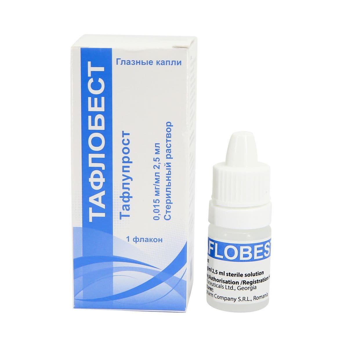 ტაფლობესტი - Taflobest თვალის წვეთები 0.015მგ/მლ 2.5მლ
