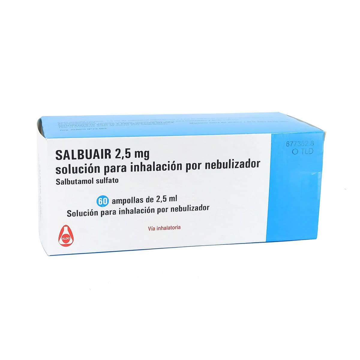 სალბუაირი - Salbuair 2.5მგ/2.5მლ საინჰალაციო სუსპენზია 60 ნებულა