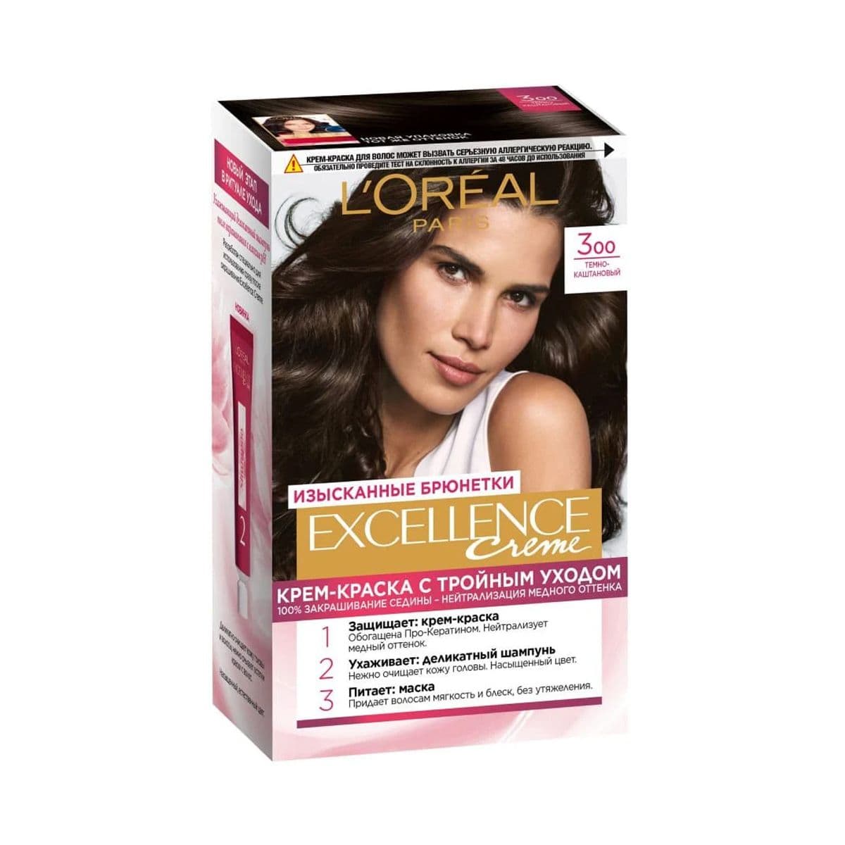 თმის საღებავი Excellence N300 2892/1102 ლორეალი - Loreal