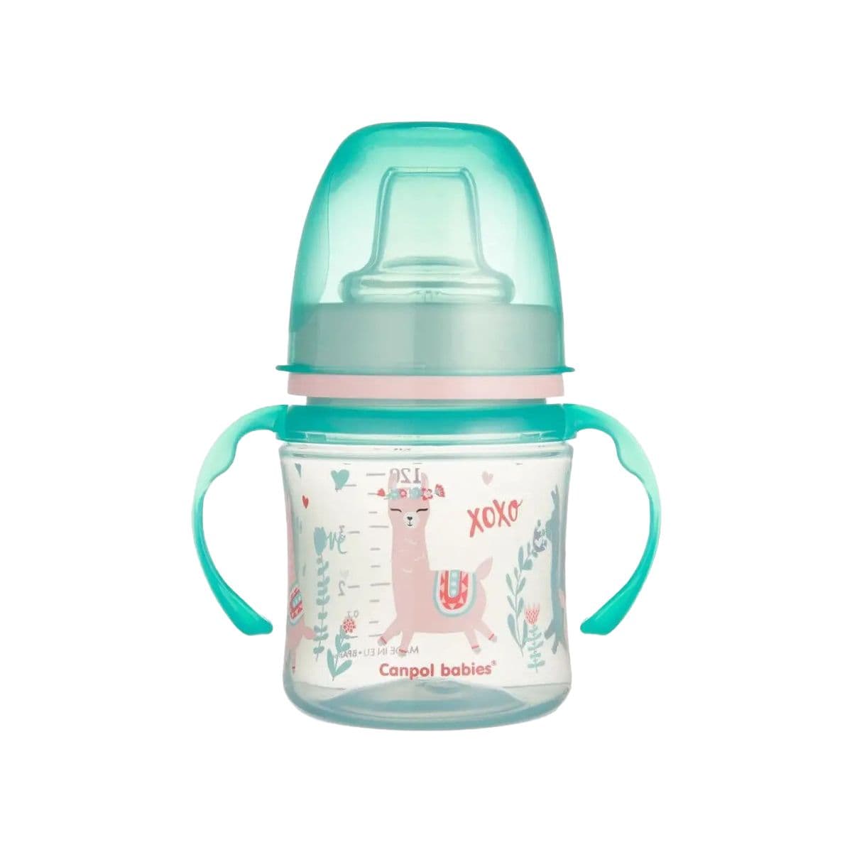 ჭიქა სასწავლო ცხოველები მწვანე 120 მლ 3373 კანპოლი - Canpol