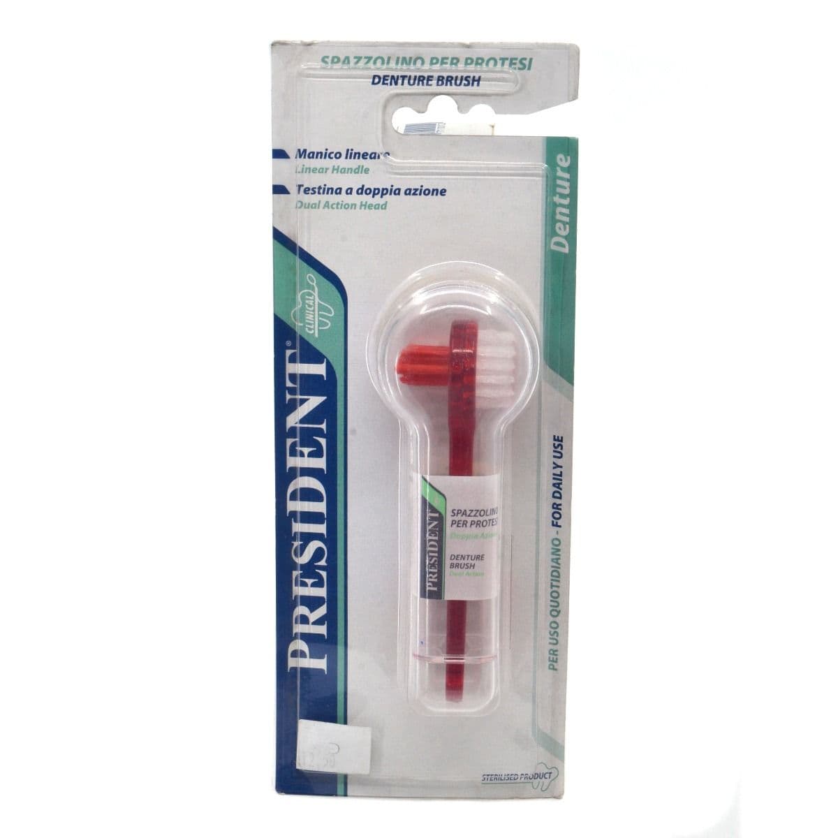 კბილის ჯაგრისი პროთეზისთვის პრეზიდენტი - President