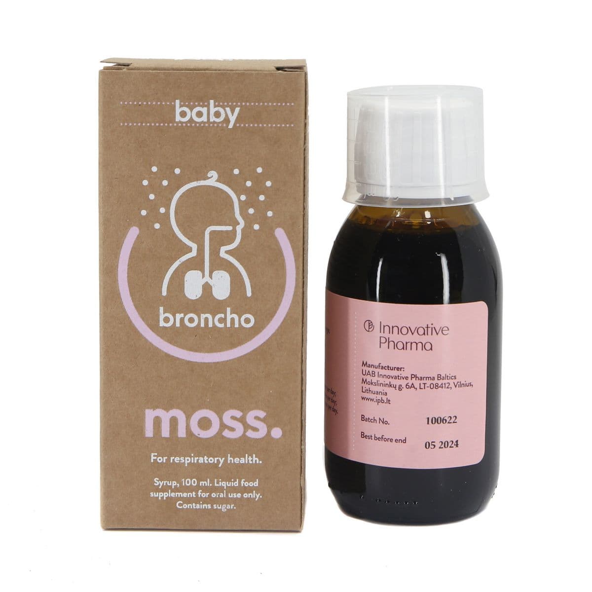 Broncho Moss - ბრონქო მოსი ბეიბი სიროფი 100მლ