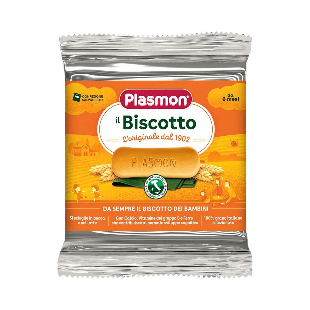 ორცხობილა 6 თვიდან 60გ 9281 პლასმონი - Plasmon