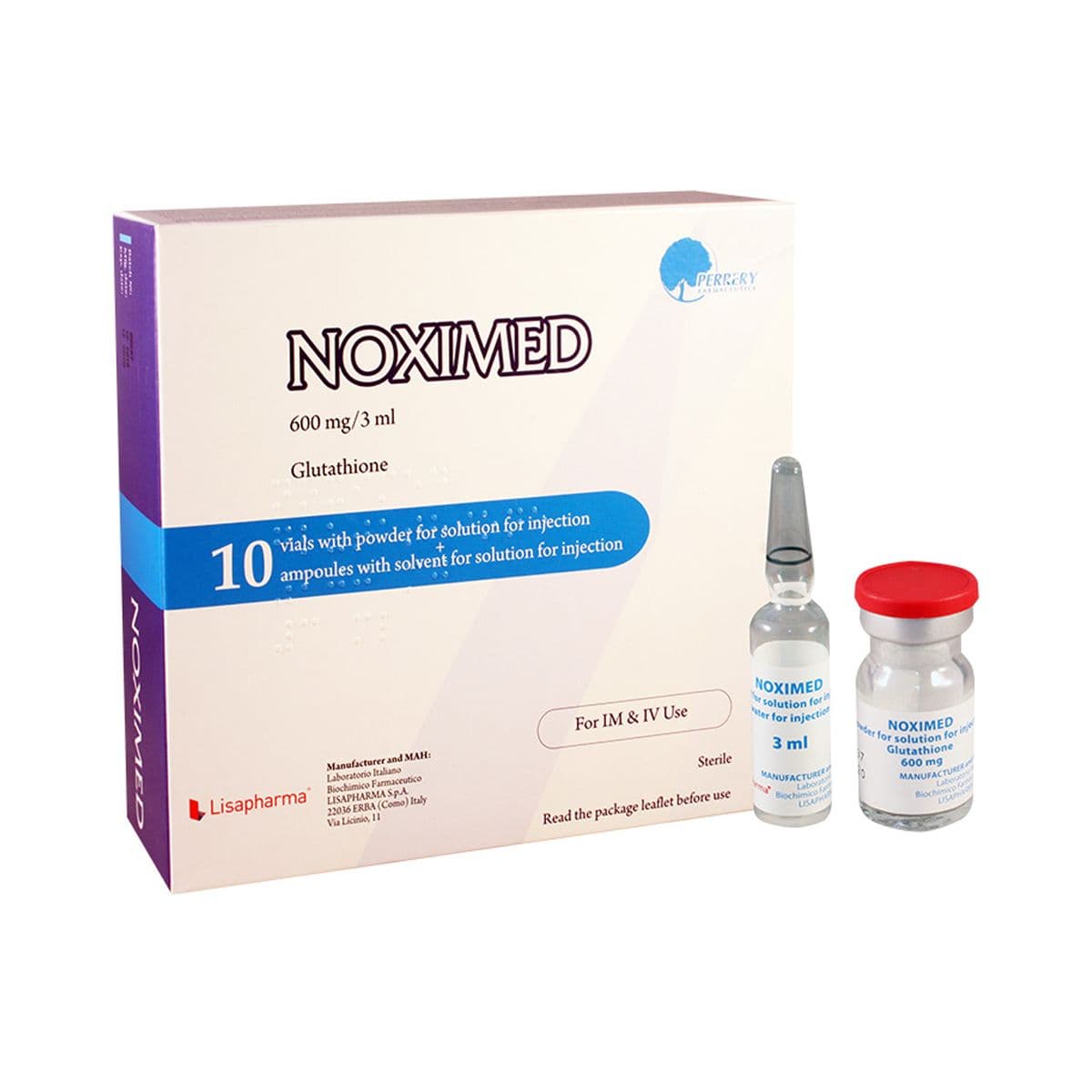 ნოქსიმედი 600მგ/3მლ 10 ფლაკონი+გამხსნელი