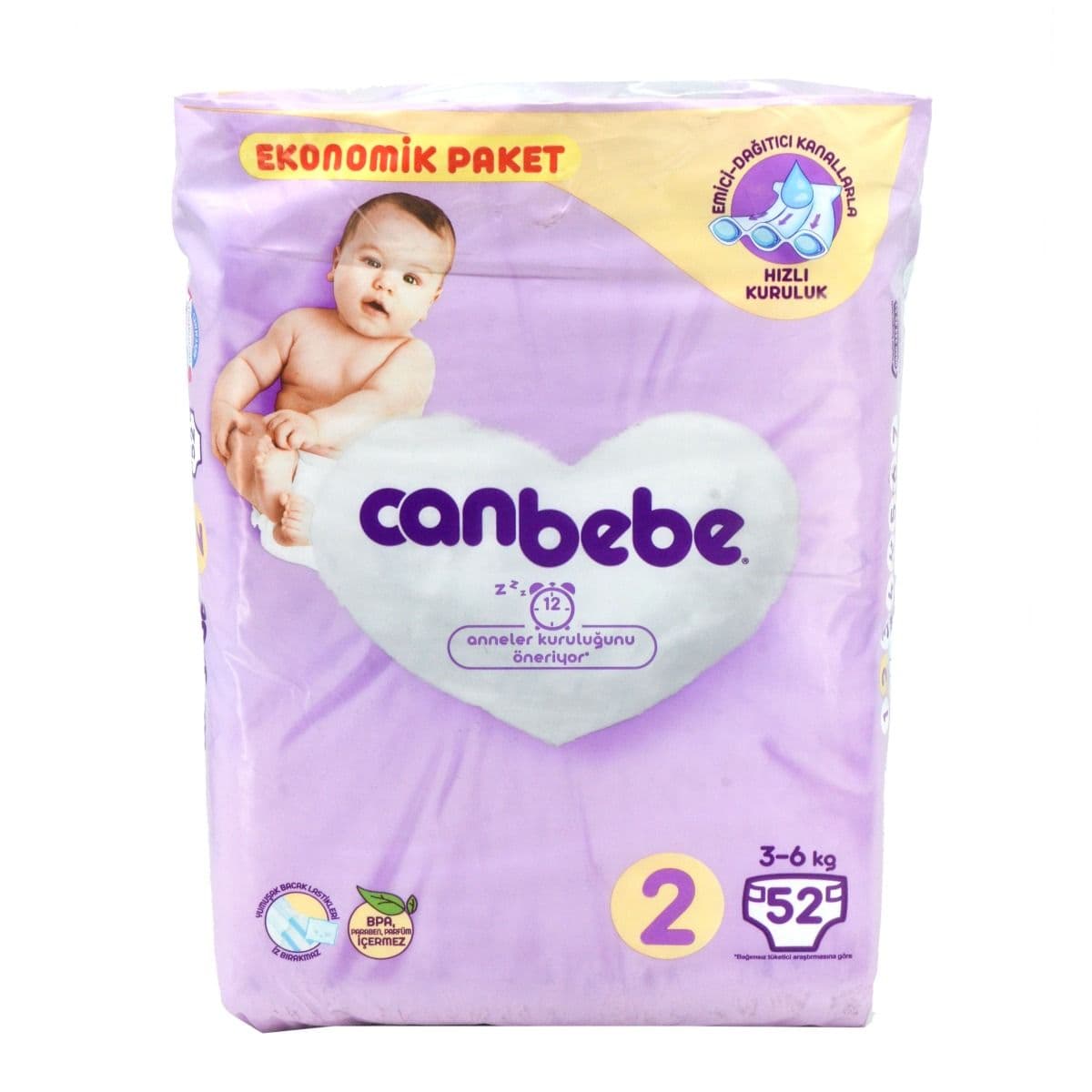 ფლექსი 3-6 კგ 52 ცალი 0143 ქანბებე - Canbebe