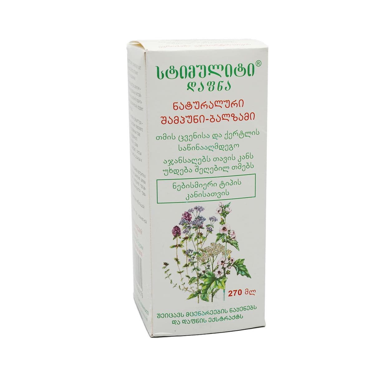 სტიმულიტი დაფნა შამპუნი 270მლ