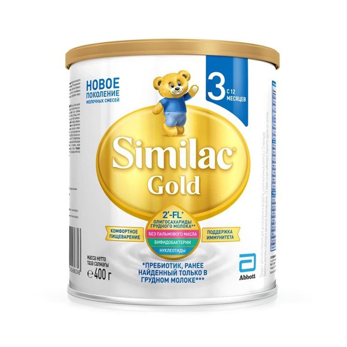 რძის ნაზავი გოლდი 3 400გ 8636 სიმილაკი - Similac
