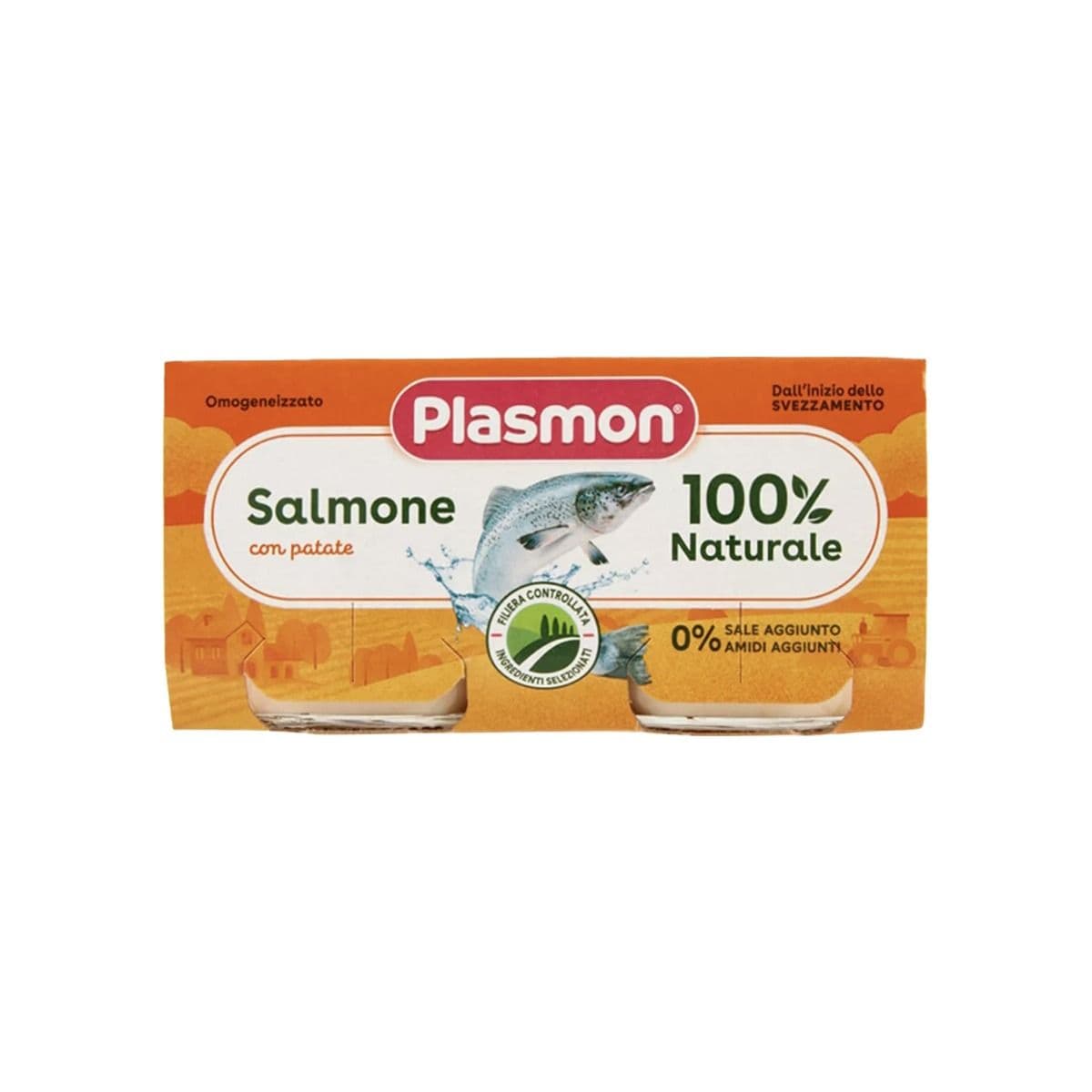 პიურე ორაგული ბოსტნეულით 2659 პლასმონი - Plasmon