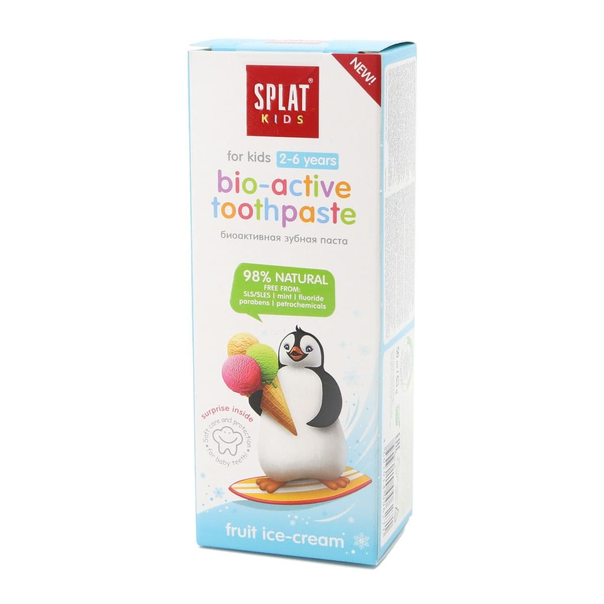 საბავშვო კბილის პასტა ხილის ნაყინი 50მლ 6271 სპლატი - Splat