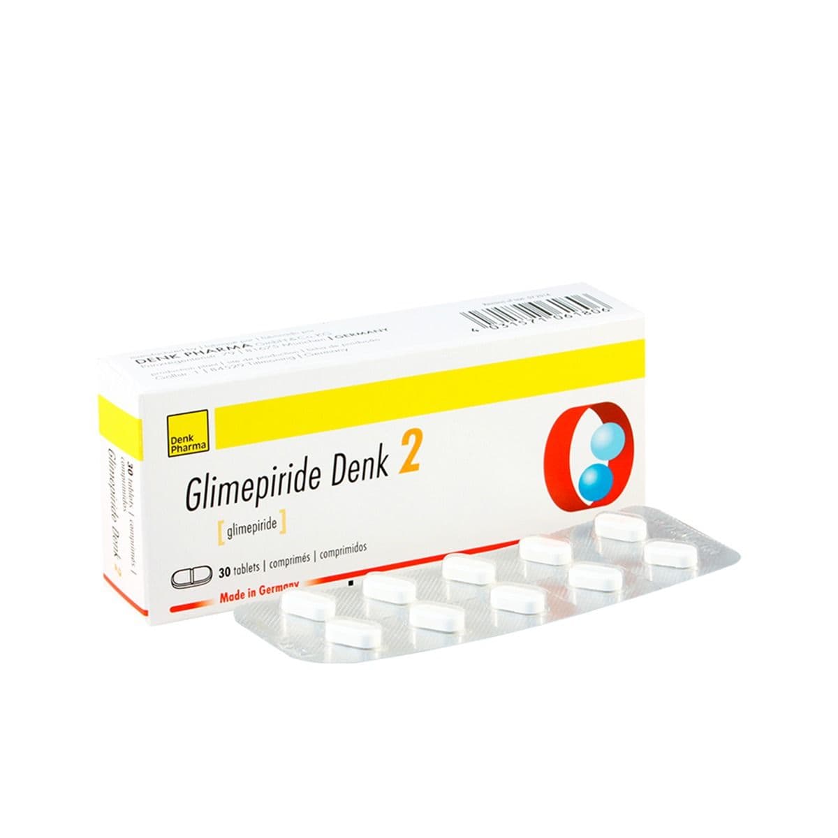 გლიმეპირიდი-დენკი - Glimepiride Denk 2მგ 30 ტაბლეტი