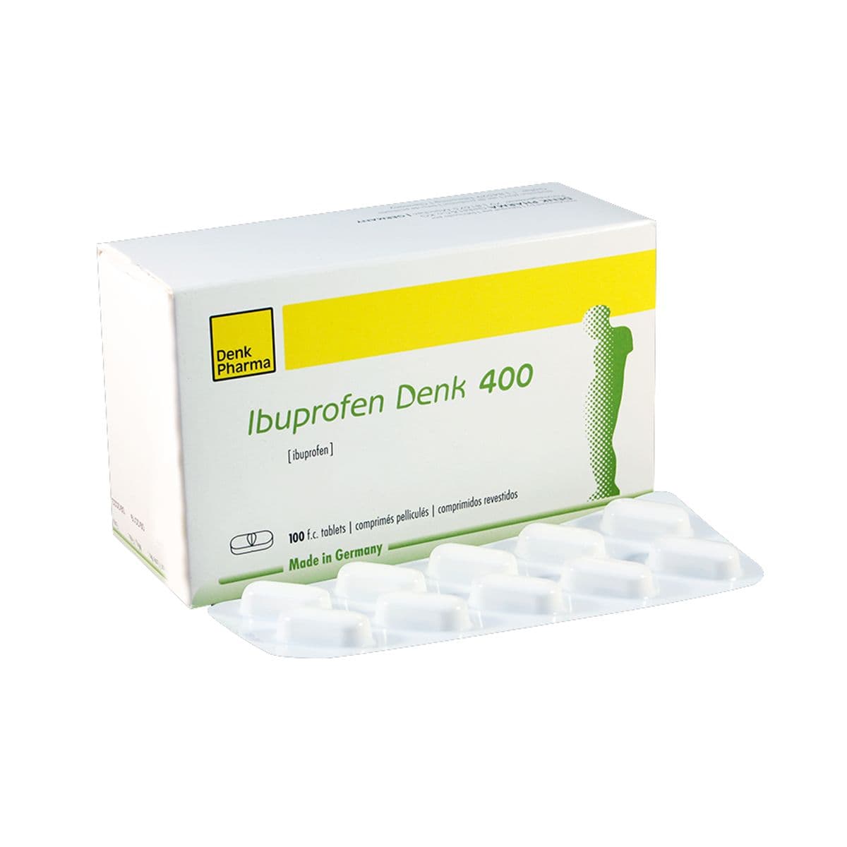 იბუპროფენი დენკი - Ibuprofen Denk 400მგ 100 ტაბლეტი