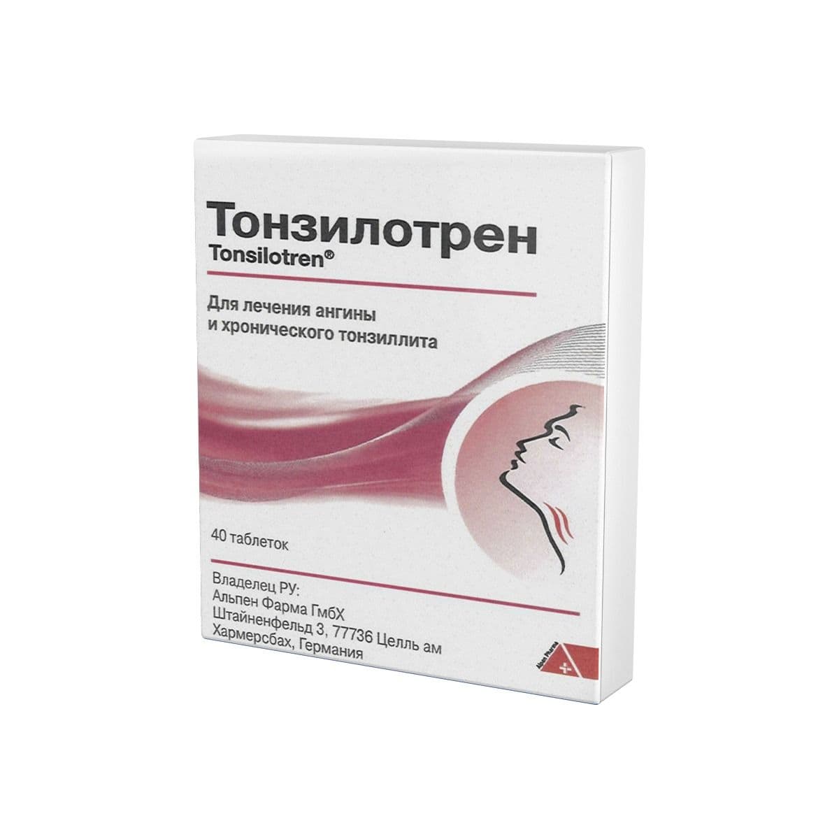 ტონზილოტრენი - Tonsilotren 40 ტაბლეტი