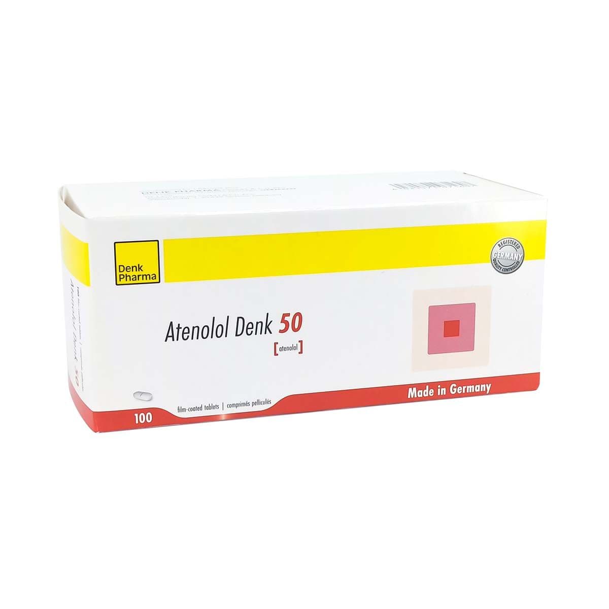 ატენოლოლი-დენკი - Atenolol-denk 50მგ 100 ტაბლეტი