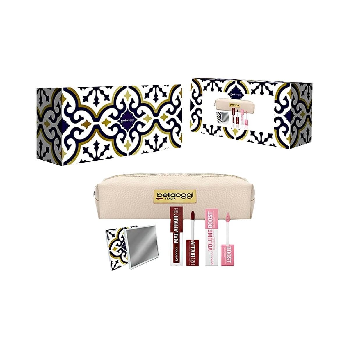 მაკიაჟის ნაკრები Mediterranean Frame Lipboost 7617 ბელაოჯი - Bellaoggi