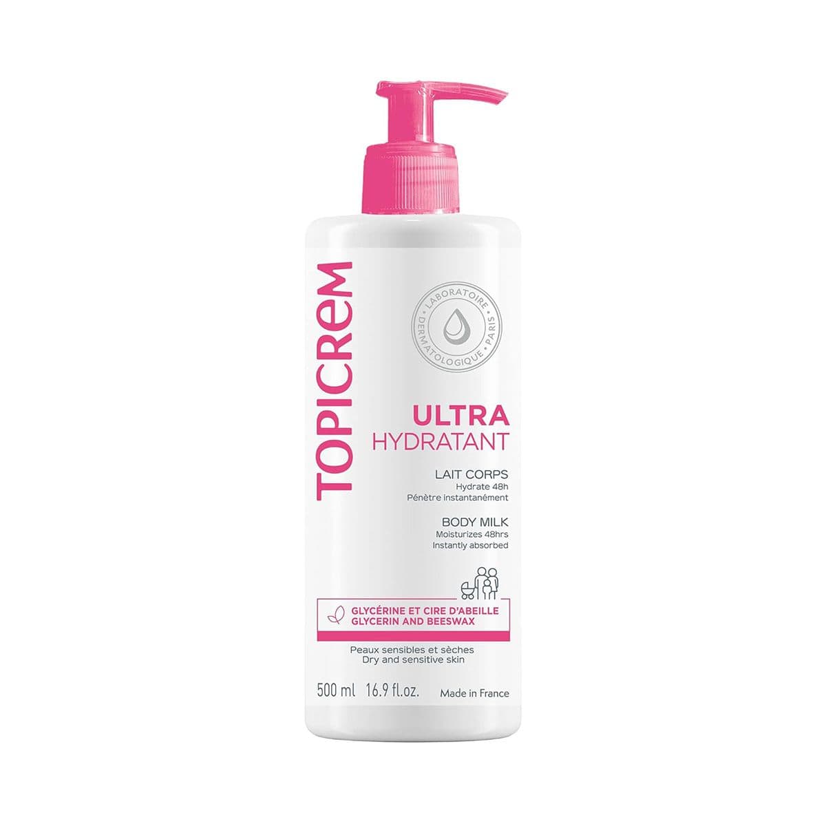 ტანის დამატენიანებელი რძე 500 მლ 2286 ტოპიკრემი - Topicrem