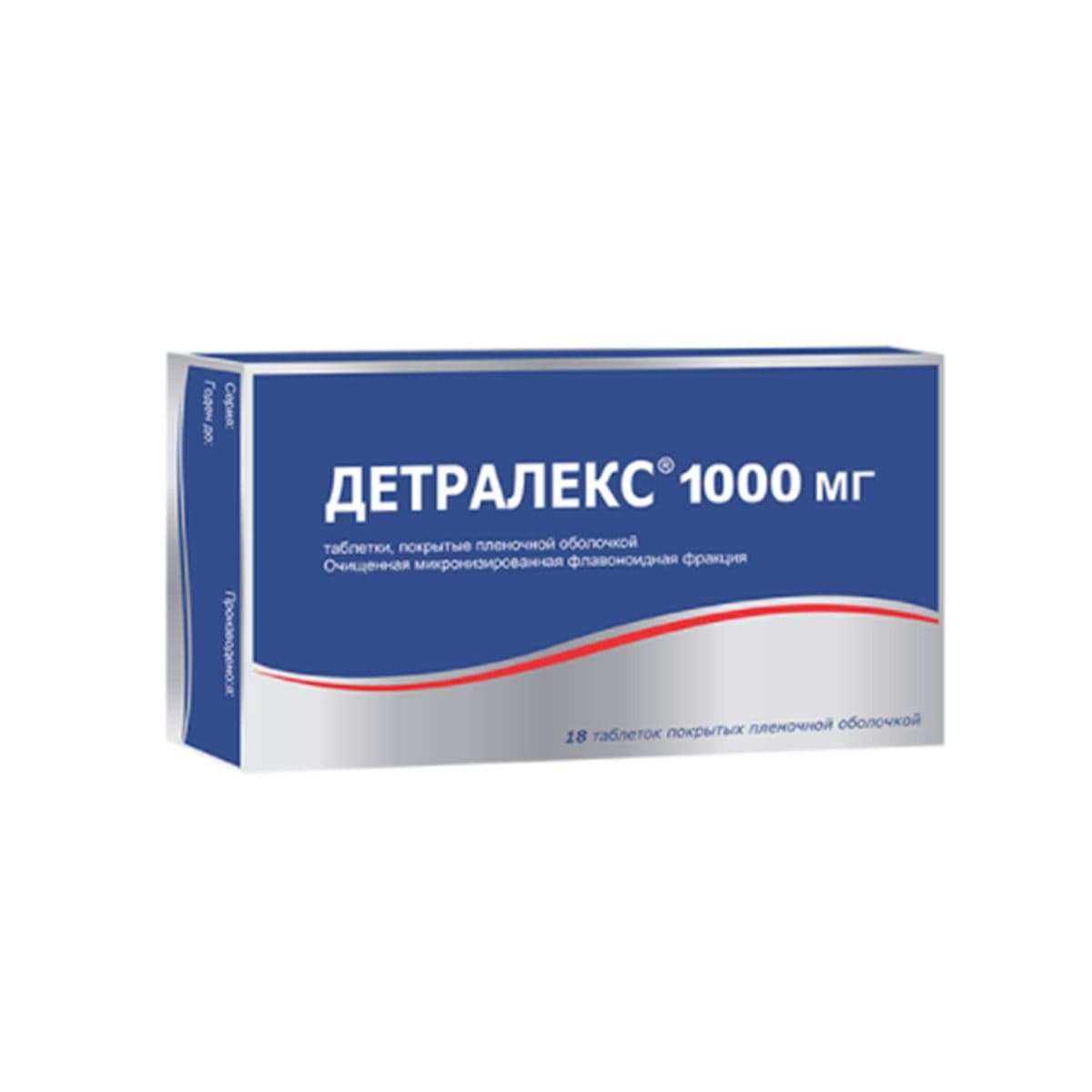 დეტრალექსი - Detralex 1000მგ 18 ტაბლეტი