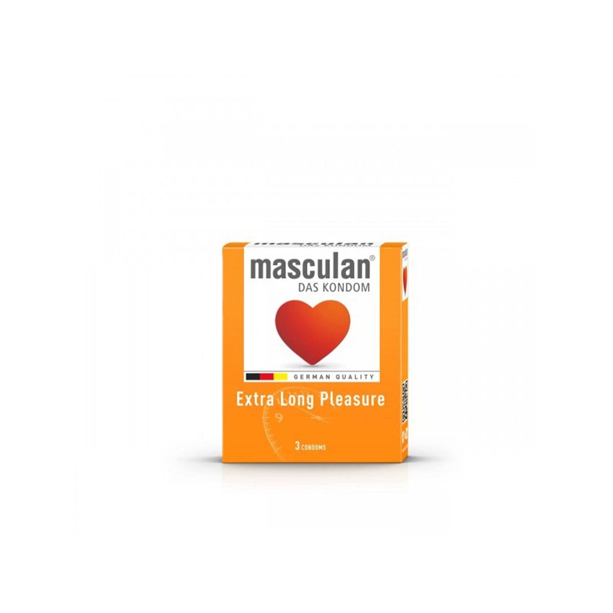 პრეზერვატივი Extra Long Pleasure 3 ცალი მასკულანი - Masculan