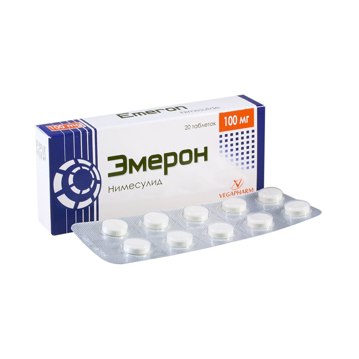 ემერონი - Emeron 100მგ 20 ტაბლეტი